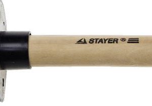 STAYER UNIVERSAL, 40 мм, пластмассовый корпус, светлая натуральная щетина, деревянная ручка, все виды ЛКМ, круглая кисть (0141-40)