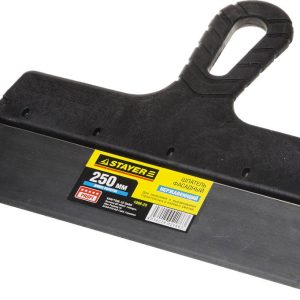 STAYER PROFlat, 250 мм, пластиковая ручка, нержавеющий фасадный шпатель, Professional (1008-25)