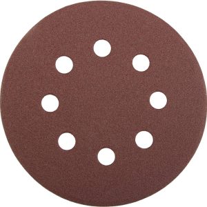 Круг STAYER ″PROFI″ из абразивной бумаги на велкро основе, 8 отв., P120, 125мм, 5шт — изображение 1