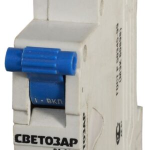 СВЕТОЗАР ВА-60, 1P, 63А, B, 6кА, автоматический выключатель (SV-49051-63-B)