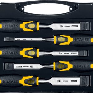 STAYER Hercules, 5 предм., набор стамесок-долот, Professional (18205-H5)