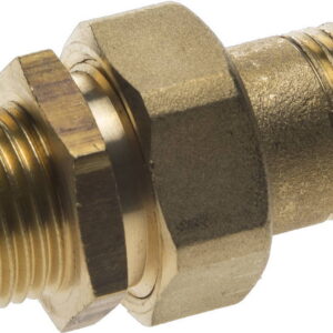 GENERAL FITTINGS штуцер/штуцер, 1/2″, соединитель с накидной гайкой (51037-S/S-1/2)