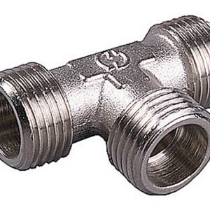 GENERAL FITTINGS наружная резьба 1/2″, никель, тройник (51051-1/2)