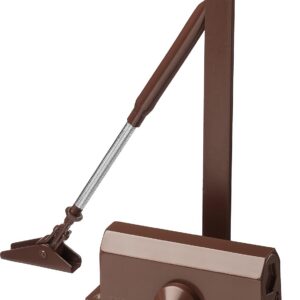 STAYER MAXComfort, до 80 кг, коричневый серебро, дверной доводчик (37917-80)