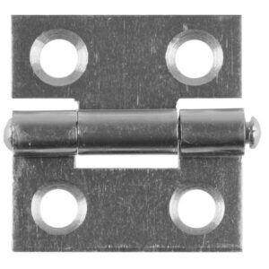 STAYER 25 x 24 х 1.0 мм, цвет белый цинк, карточная петля (37611-25-1)
