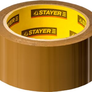 STAYER 48 мм, 60 м, 45 мкм, коричневая, клейкая лента (1207-50)