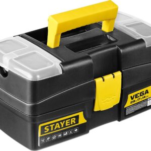 STAYER VEGA-12, 290 x 170 x 140 мм, (12″), пластиковый ящик для инструментов (38105-13)