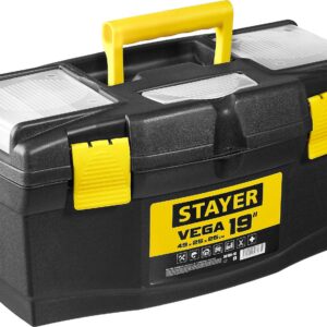 STAYER VEGA-19, 490 х 250 х 250 мм, (19″), пластиковый ящик для инструментов (38105-18) — изображение 1
