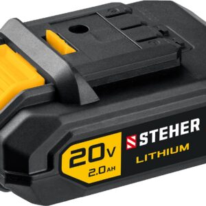 STEHER V1, 20 В, 2.0 А·ч, аккумуляторная батарея (V1-20-2)