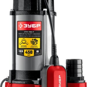 ЗУБР 450 Вт, фекальный насос с режущим механизмом (НПФ-450-Р)