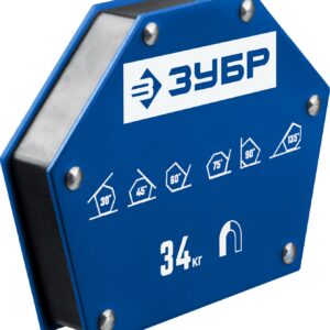 ЗУБР УМ-6, 34 кг, угольник магнитный для сварочных работ, Профессионал (40055-34)