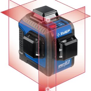 ЗУБР КРЕСТ 3D, 20 - 70 м, лазерный нивелир, Профессионал (34908)