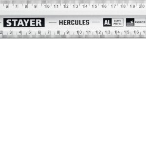 STAYER 250 мм, жесткий столярный угольник, Professional (3432-25)
