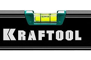 KRAFTOOL 600 мм, усиленный профиль, с зеркальным глазком, магнитный уровень (34785-60) — изображение 1