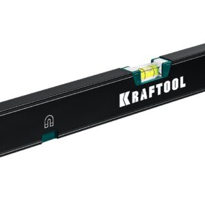 KRAFTOOL 800 мм, усиленный профиль, с зеркальным глазком, магнитный уровень (34785-80) — изображение 1