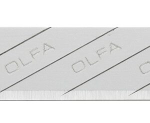OLFA 9 мм, 10 шт, в пластиковом кейсе, угол наклона сегмента 30°, сегментированные лезвия (OL-SAB-10)