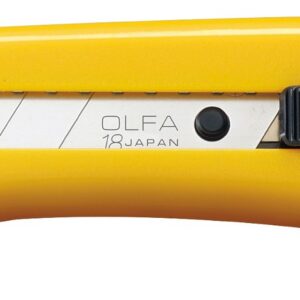 OLFA 18 мм, с авто фиксатором, нож с выдвижным лезвием, (OL-BN-AL)