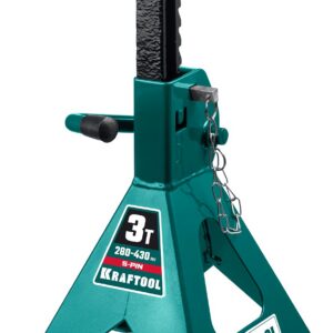 KRAFTOOL S-PIN, 3 т, 290 - 430 мм, усиленная страховочная подставка со штифтом (43465-3)