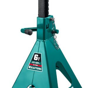 KRAFTOOL S-PIN, 6 т, 390 - 605 мм, усиленная страховочная подставка со штифтом (43465-6)