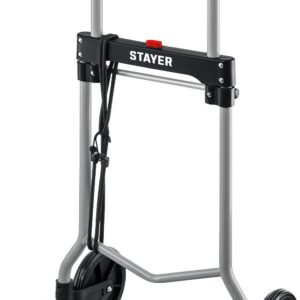 STAYER PROTruck, до 70кг, каркас и платформа из стали, платформа 42х28см, колеса d13 см, вес 4.1кг, складная хозяйственная тележка (38755-70)