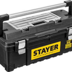 STAYER JUMBO-26, 650 x 280 x 270 мм, (26″), пластиковый ящик для инструментов, Professional (38003-26)