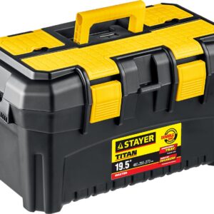 STAYER TITAN-19, 490 x 290 x 270 мм, (19″), пластиковый ящик для инструментов (38016-19)