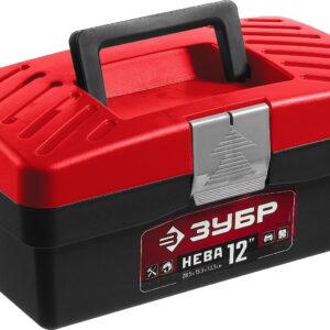 ЗУБР НЕВА-12, 285 х 155 х 125 мм, (12″), пластиковый ящик для инструментов (38323-12)