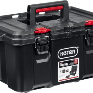 KETER STACKNROLL, 525 х 345 х 260 мм, (21″), пластиковый ящик с крышкой (38398)
