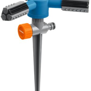 GRINDA RR-P, 75 м, 2 полив, 3 сопла, на пике, ударопрочный пластик, круговой распылитель, PROLine (40341)