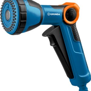 GRINDA X-S, с регулятором напора, душевой, 4 режима, курок спереди, двухкомпонентный, поливочный пистолет, PROLine (429165)