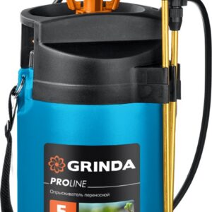 GRINDA PT-5, 5 л, с широкой горловиной, упоры для ног, переносной опрыскиватель, PROLine (8-425155)
