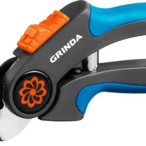 GRINDA P-55, 205 мм, с двухкомпонентными рукоятками, плоскостной секатор, PROLine (423455)