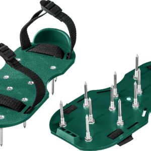 GRINDA GA-26, 26 стальных шипов, длина 50 мм, для газона, ножной аэратор (422111)