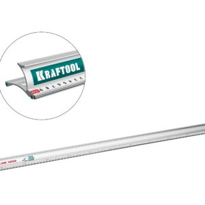 KRAFTOOL KRAFT-LINE, 1.5 м, усиленная алюминиевая линейка со стальной направляющей (34275-150)