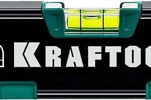 KRAFTOOL KOMPAKT-300, 300 мм, усиленный профиль, с зеркальным глазком, компактный магнитный уровень (34784) — изображение 1