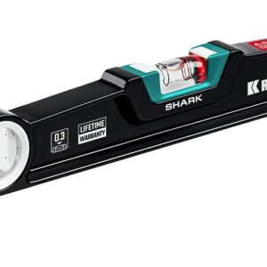 KRAFTOOL A-RATE CONTROL Shark, 600 мм, с инновационным зеркальным глазком, литой уровень (34920-60) — изображение 1