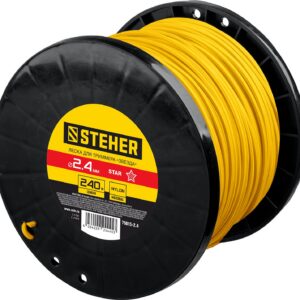 STEHER ЗВЕЗДА, 2.4 мм, 240 м, леска для триммера (75015-2.4)