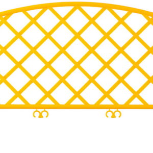 GRINDA Плетень, 24 х 320 см, желтый, 7 секций, декоративный забор (422207-Y)