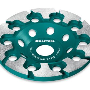 KRAFTOOL T-Type d 125 мм, сегментная алмазная чашка, INDUSTRIAL (33446-125)