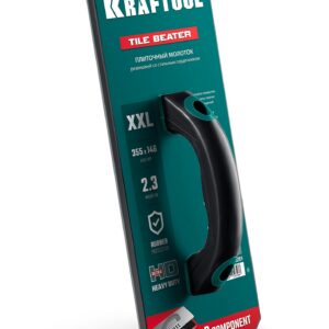 KRAFTOOL TILE BEATER, 355х146 мм, плиточный молоток (прижим) обрезиненный со стальным сердечником (33261)