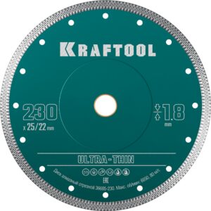 KRAFTOOL ULTRA-THIN 230х1.8 мм ультратонкий алмазный диск (36685-230) — изображение 1