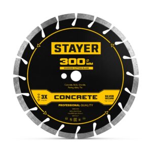 STAYER CONCRETE 300 мм, диск алмазный по бетону и камню, PROFESSIONAL (3668-300) — изображение 1