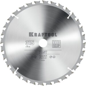 KRAFTOOL Fast, 315 х 30 мм, 32Т, пильный диск по дереву (36950-315-30) — изображение 1