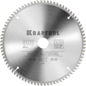 KRAFTOOL Multi Material, 300 х 30 мм, 80Т, пильный диск по алюминию (36953-300-30) — изображение 1