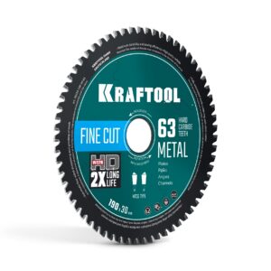 KRAFTOOL Metal Cut 190 х 30 мм, 63Т, диск пильный по металлу и стали (36954-190-30-63) — изображение 1