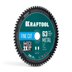 KRAFTOOL Metal Cut 235 х 30 мм, 63Т, диск пильный по металлу и стали (36954-235-30-63) — изображение 1