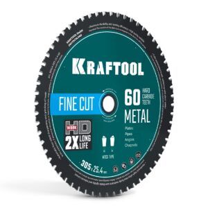 KRAFTOOL Metal Cut 305 х 25.4 мм, 60Т, диск пильный по металлу и стали (36954-305-25.4-60) — изображение 1