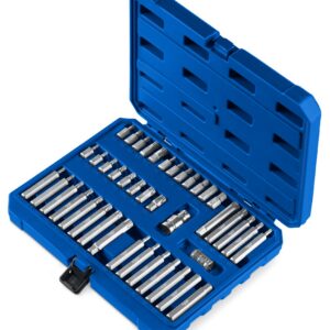 ЗУБР СБ-42, 42 шт (HEX, TX, SPLINE) хвостовик 10 мм под квадрат 1/2″ набор специальных бит (26551)