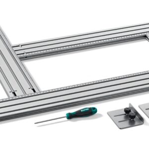 KRAFTOOL KRAFTFLEX MFS-700-1000 мм, 4шт, шаблон фрезерный в комплекте с 2 упорами (32810) — изображение 1