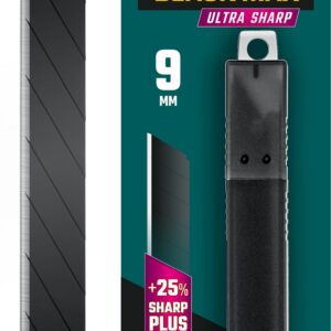 KRAFTOOL BLACK MAX, 9 мм, 10 шт, сегментированные лезвия (09602-09-S10) — изображение 1
